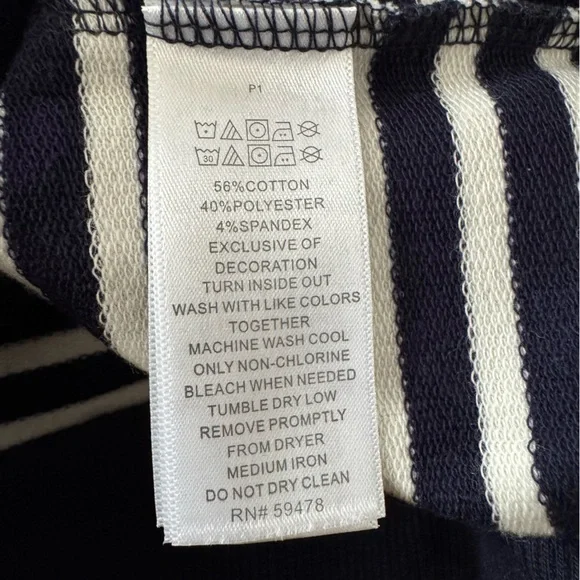 Rorie Whelan Navy Striped Tractor Set size 24 months - Picture 4 of 8